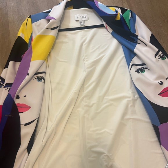 Joseph Ribkoff Multicolor Abstract Blazer - Picture 4 of 7
